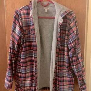 LL Bean plaid jacket